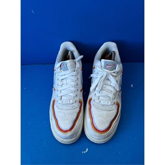 NIKE AIR FORCE 1 07 LV8 "DENIM SWOOSH" MENS SZ 10 [DJ4655-133] - Picture 3 of 6